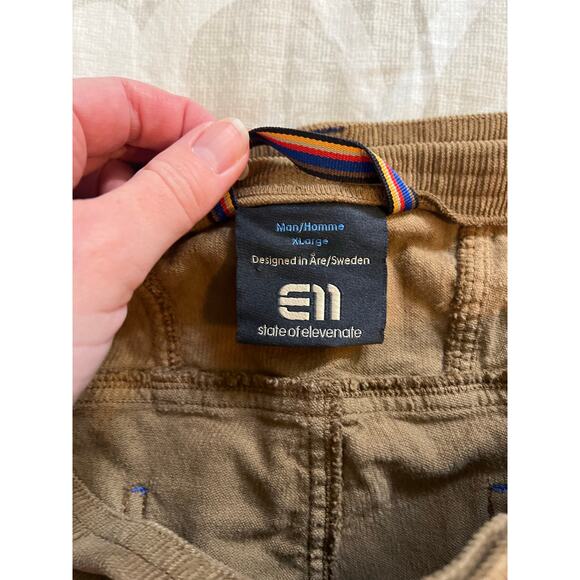 E11 state of elevenate Après Cord Pants men’s X-Large - Picture 8 of 12